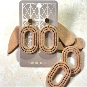 CICIMUCO Earrings: Emmett (Oval Dips)